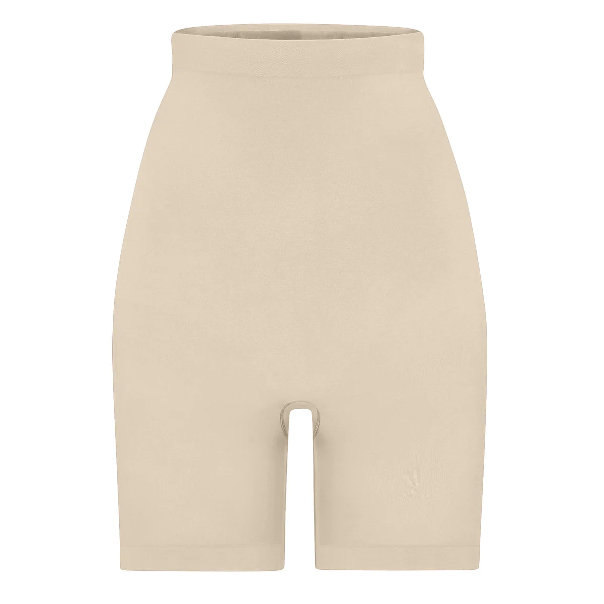 High-Waisted Knee-Length Shaping Shorts