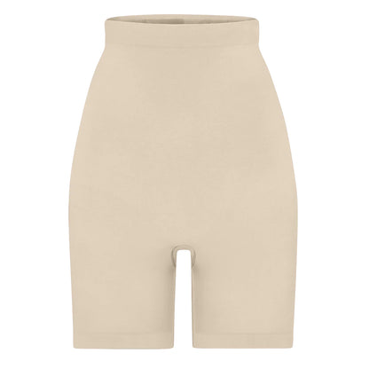 High-Waisted Knee-Length Shaping Shorts